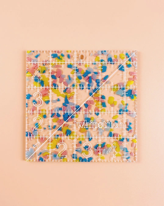 Confetti Quilting Ruler 4.5inch square